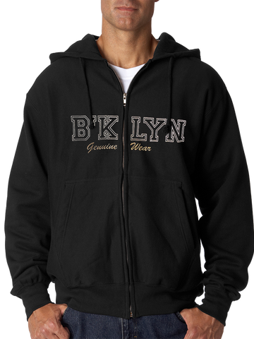 Embroidered BKLYN Heavyweight Zip-Up GBW-HS-003