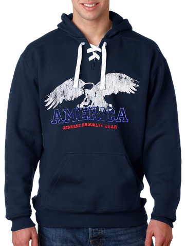 Genuine BKLYN Wear Eagle Hockey Pullover Sweatshirt GBW-PS-003